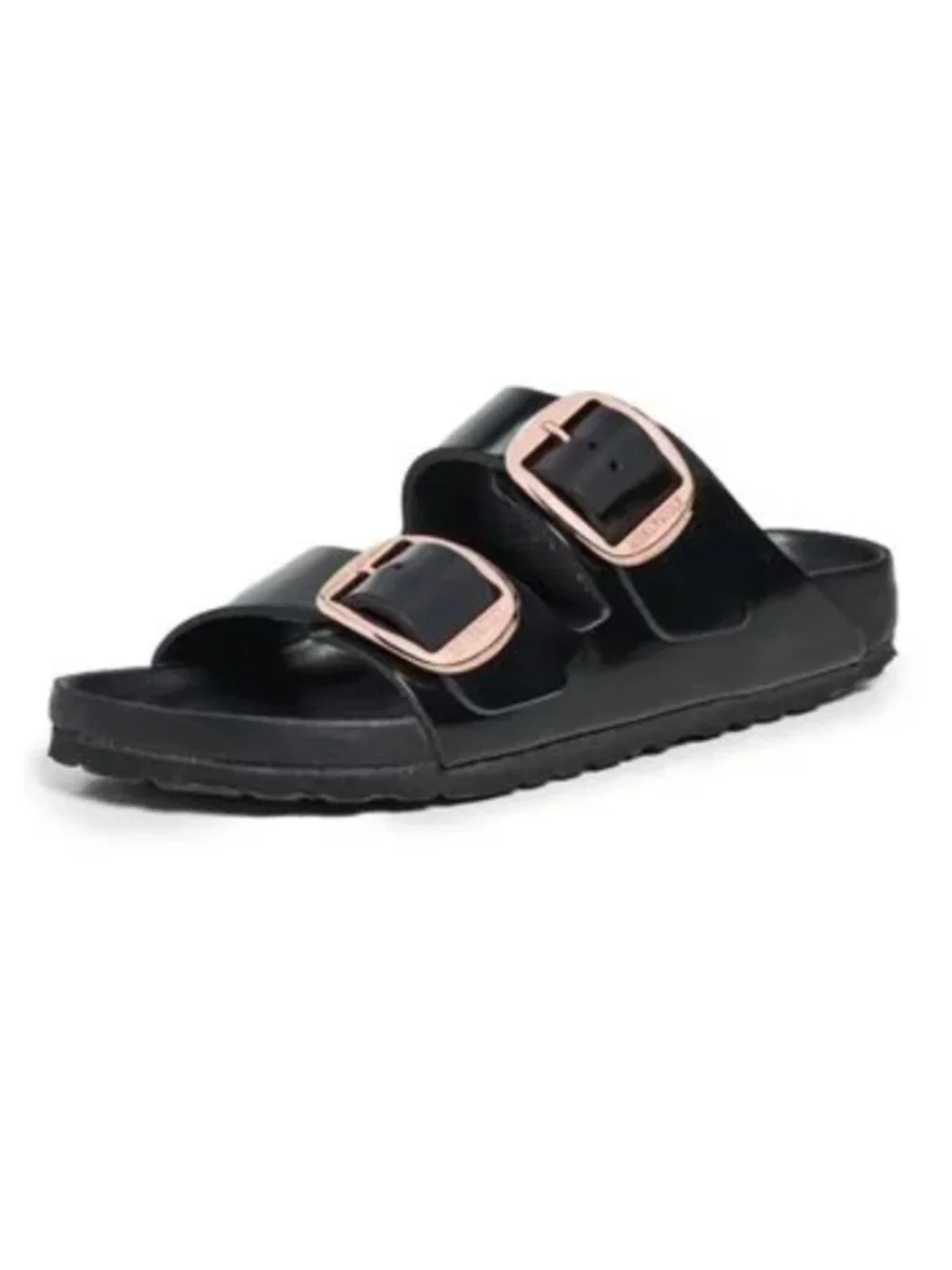 Birkenstock Arizona Big Buckle High Shine Exquisite – Black Size 38 / US 7–7.5